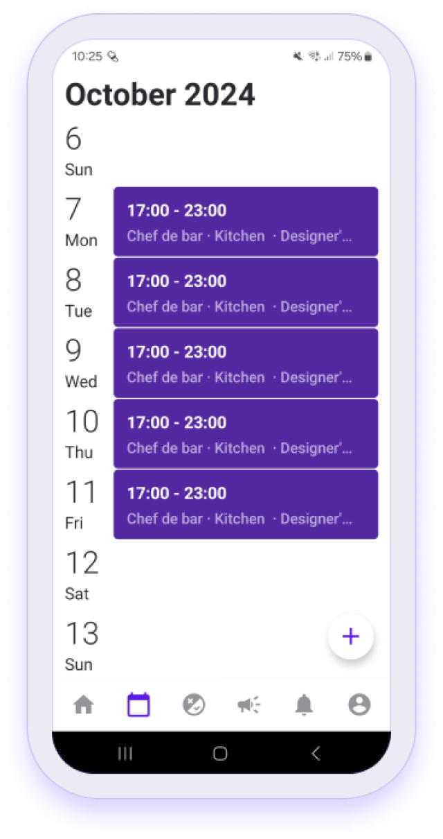 Schedule sharing