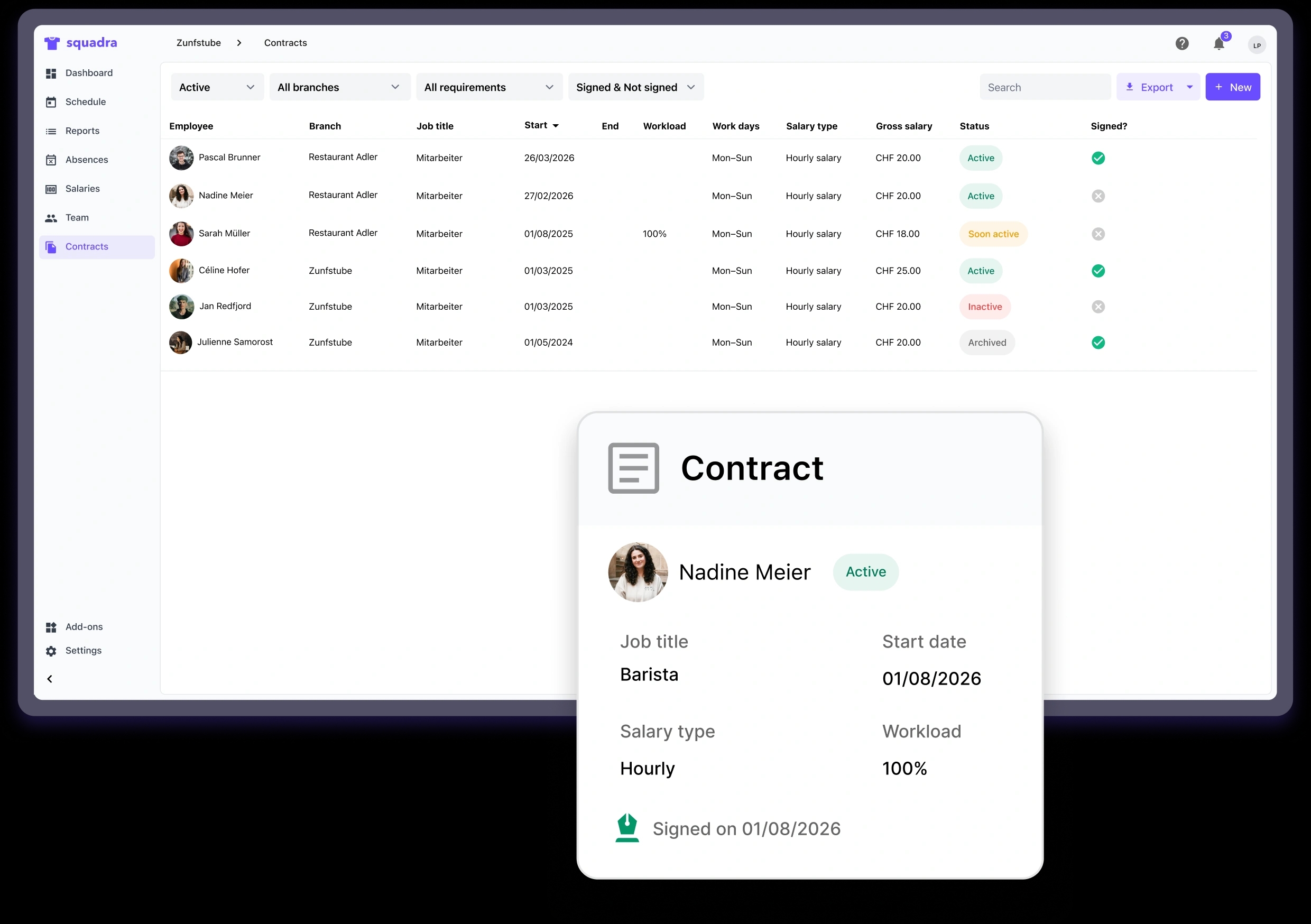Contracts